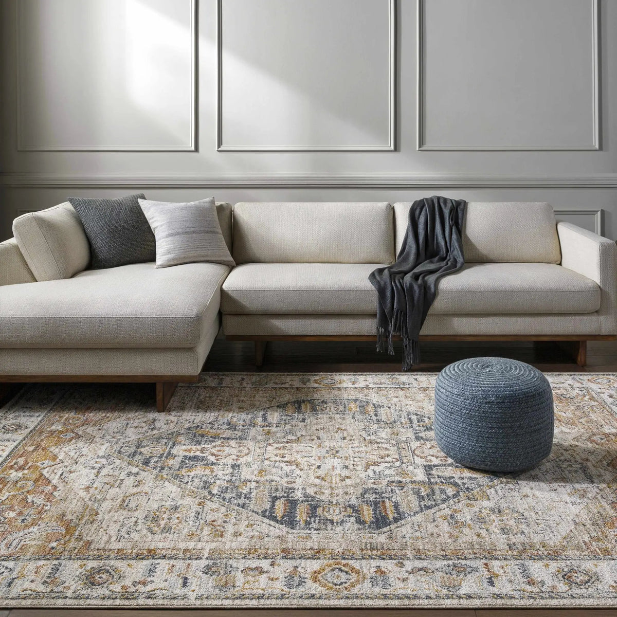 Kuruk Area Rug - Clearance, installed in a room