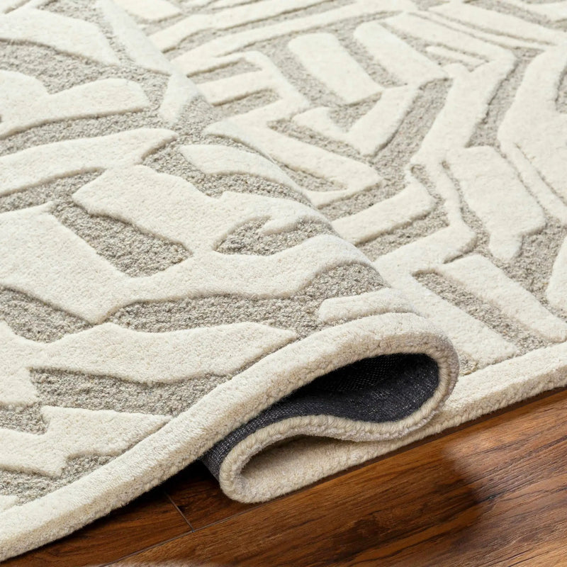 Avian Cream Wool Area Rug - Clearance by Boutique Rugs