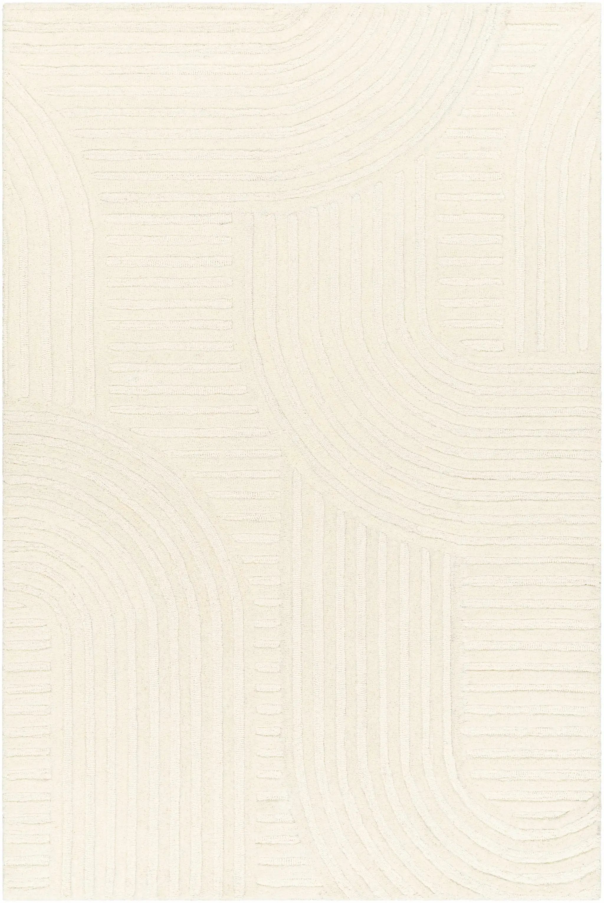Whan Off White Area Rug - Clearance by Boutique Rugs