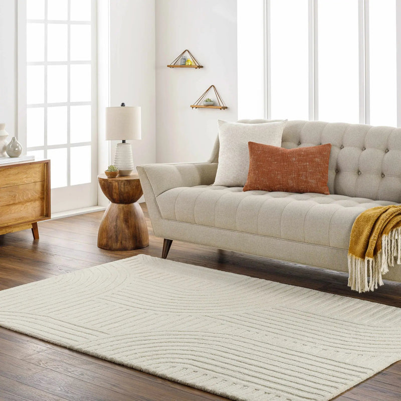 Whan Off White Area Rug - Clearance by Boutique Rugs