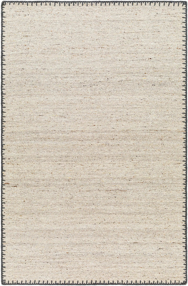 Ayumu Beige Hand Woven Wool Area Rug