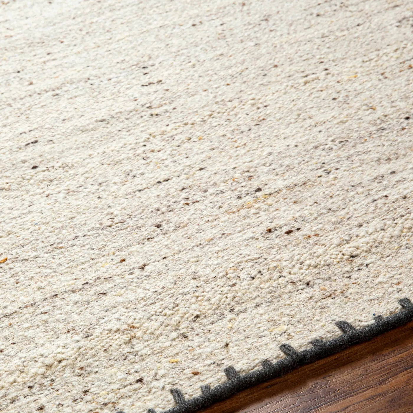 Ayumu Beige Hand Woven Wool Area Rug by Boutique Rugs