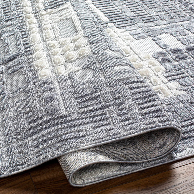 Bodhi Textured Saxony Rug with Fringes - Clearance by Boutique Rugs