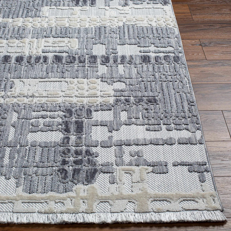 Bodhi Textured Saxony Rug with Fringes - Clearance by Boutique Rugs