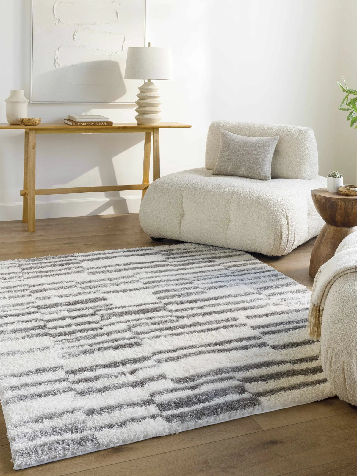 Kuron Area Rug, installed in a room 2