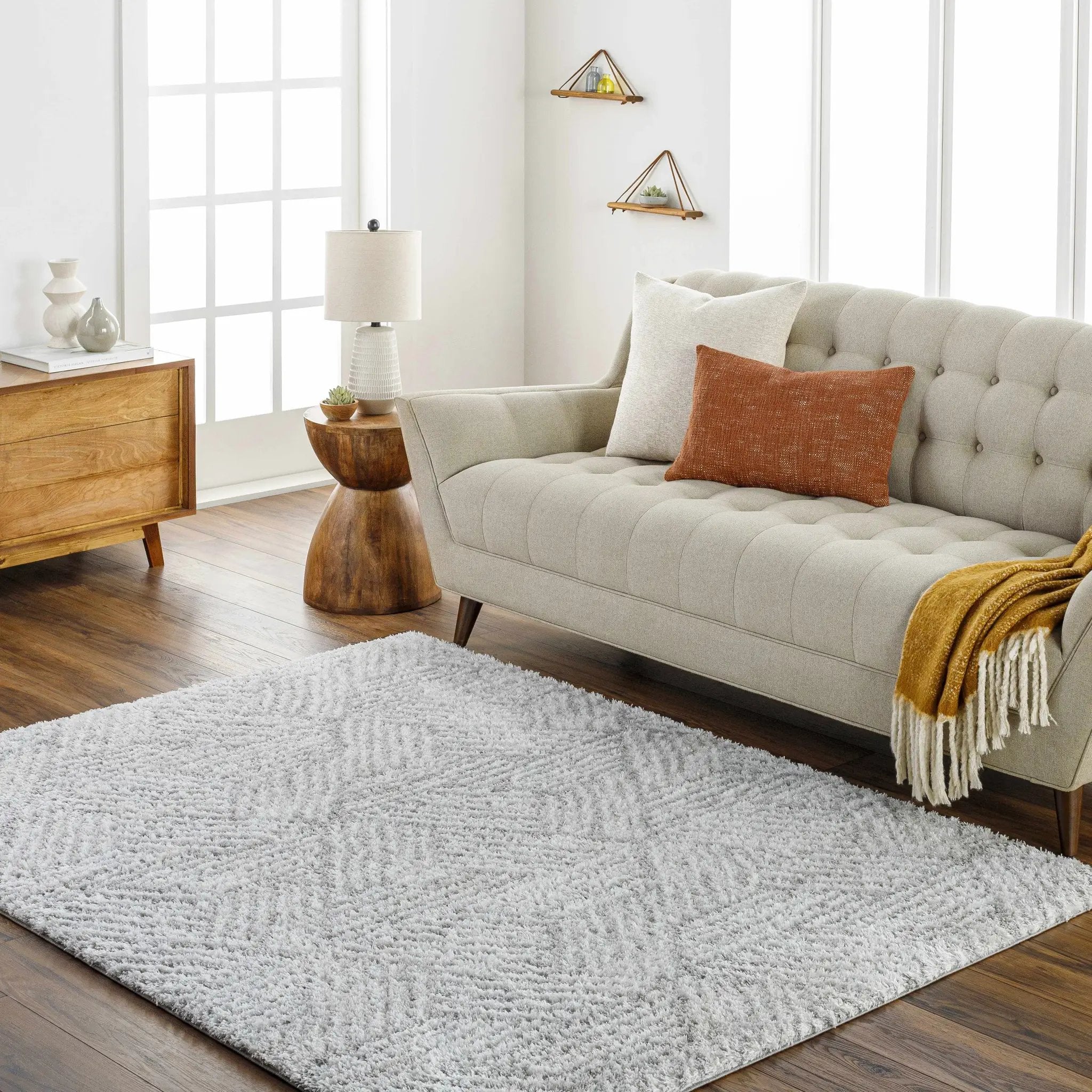 Mura Gray Area Rug by Boutique Rugs