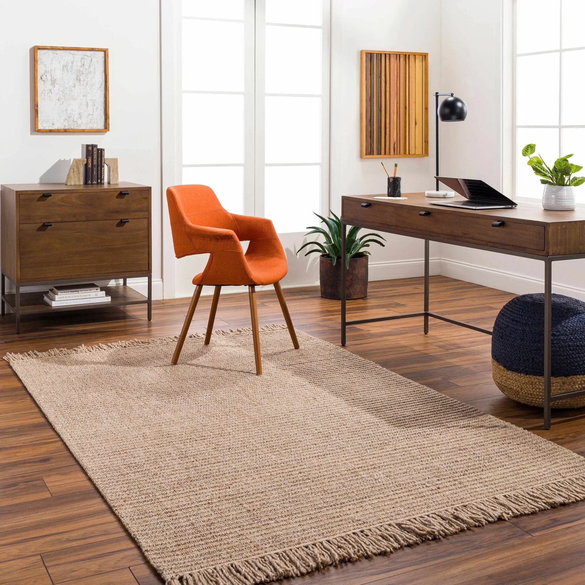 Desma Tan Area Rug - Clearance by Boutique Rugs