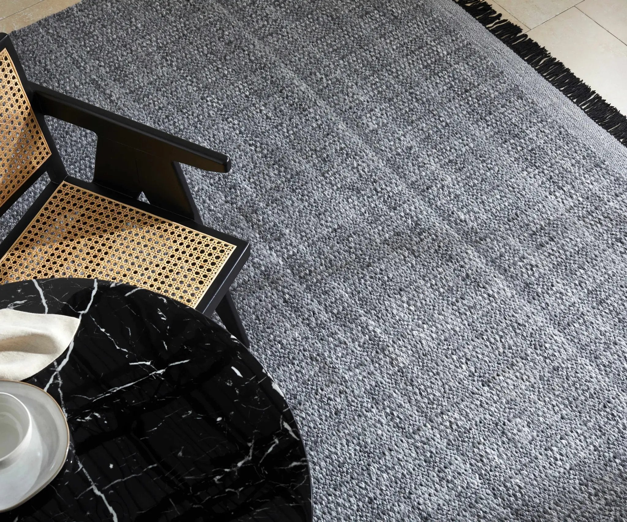 Dark Gray Anane Area Rug - Clearance by Boutique Rugs