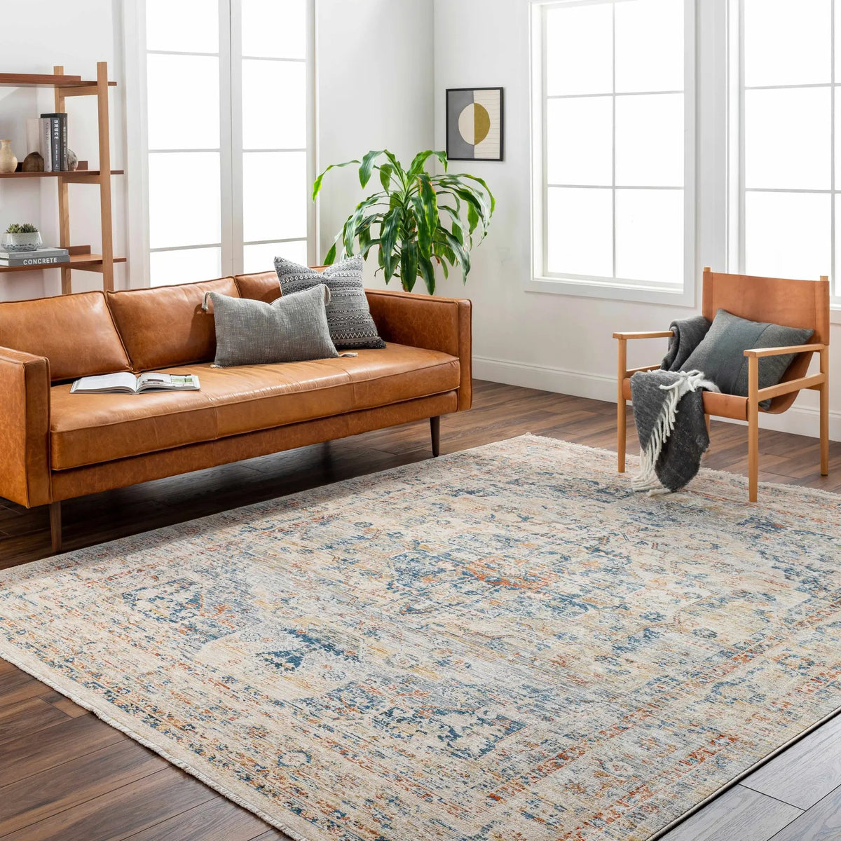 Bora Area Rug - Clearance, installed in a room