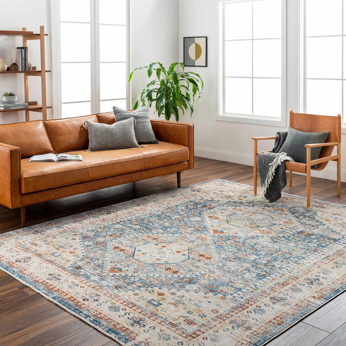 Cyndi Area Rug - Clearance, installed in a room