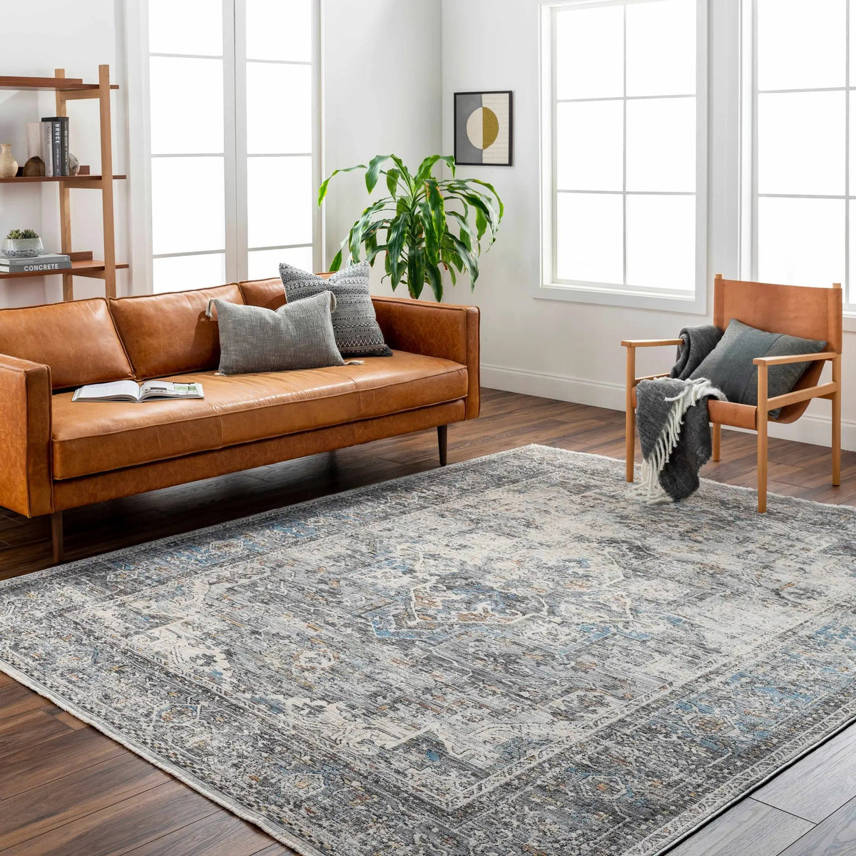 Erela Area Rug - Clearance, installed in a room