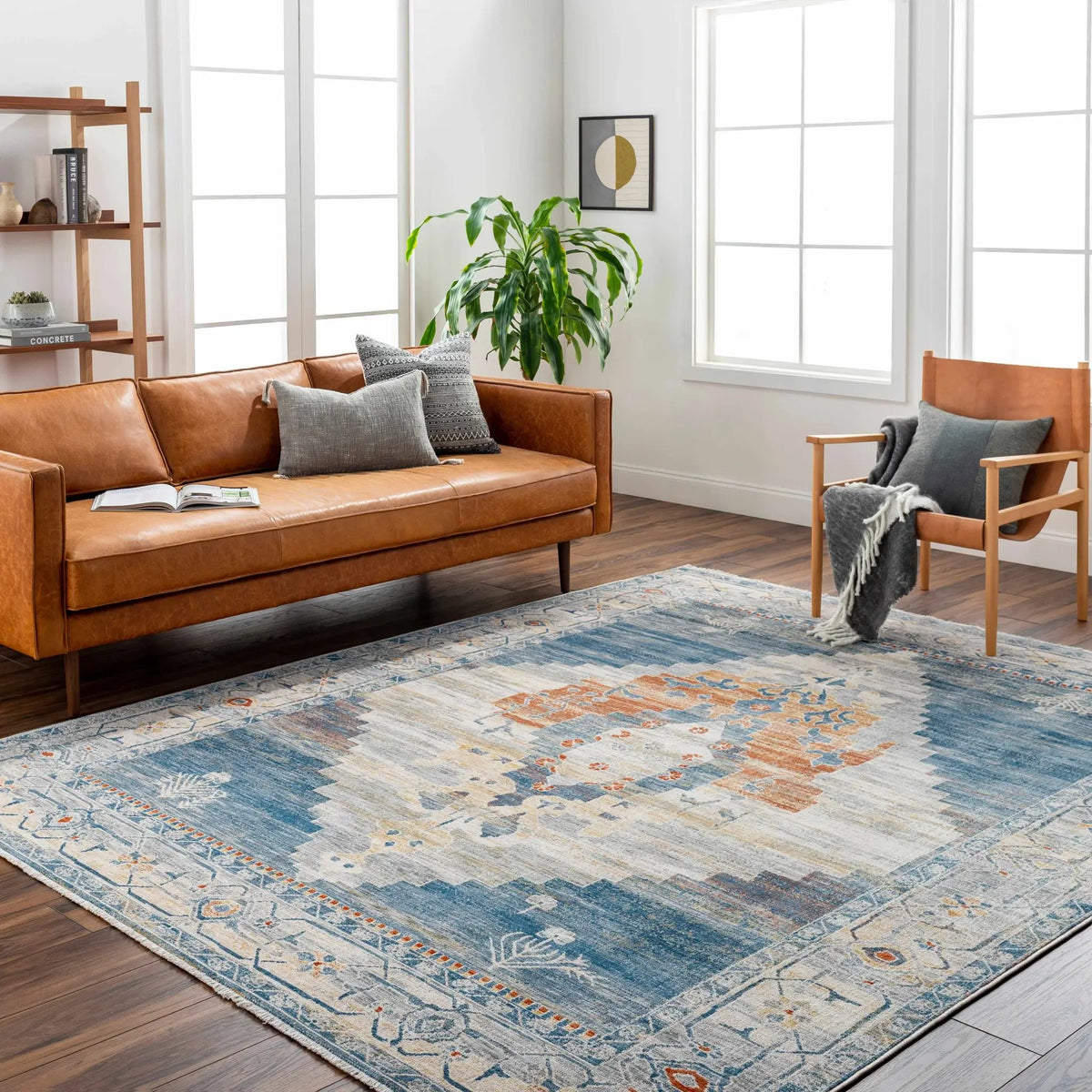 Shin Area Rug - Clearance, installed in a room
