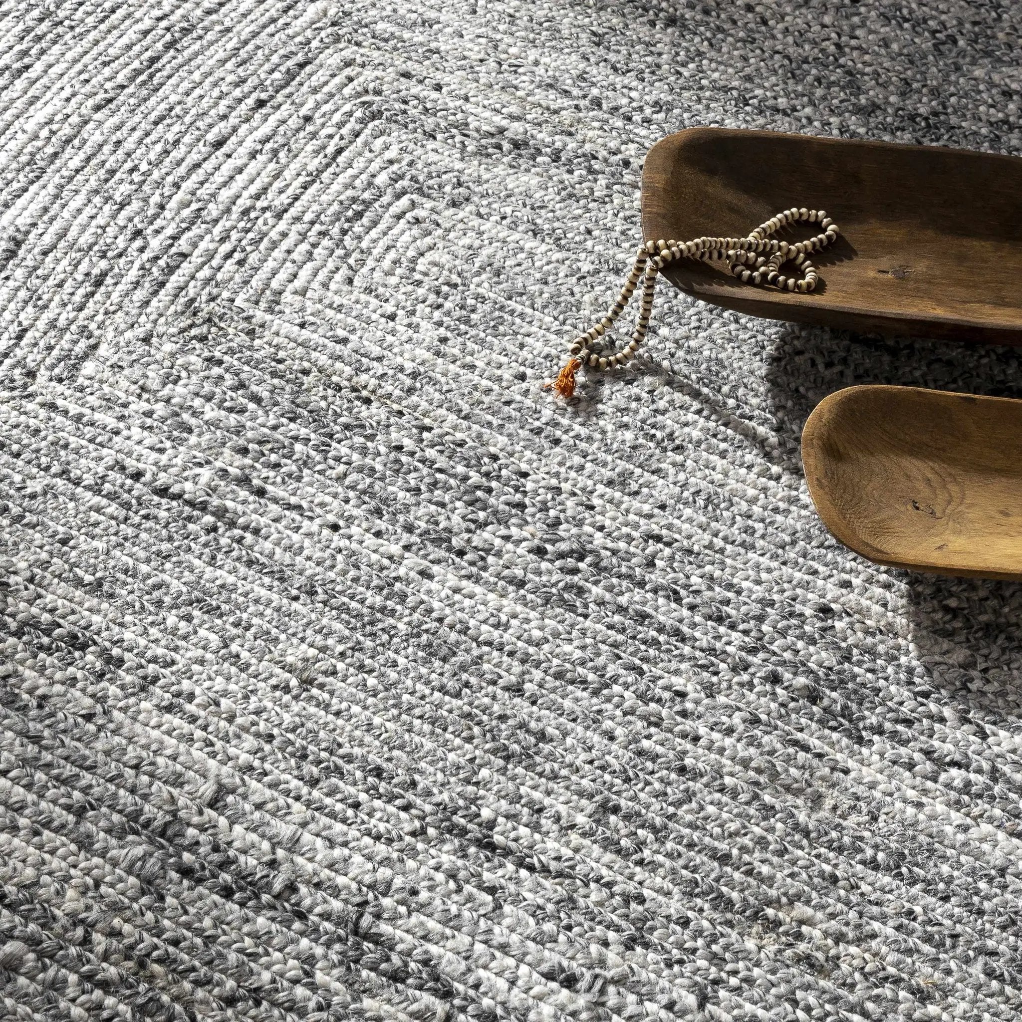 Kenyi Natural Gray Area Rug - Clearance by Boutique Rugs
