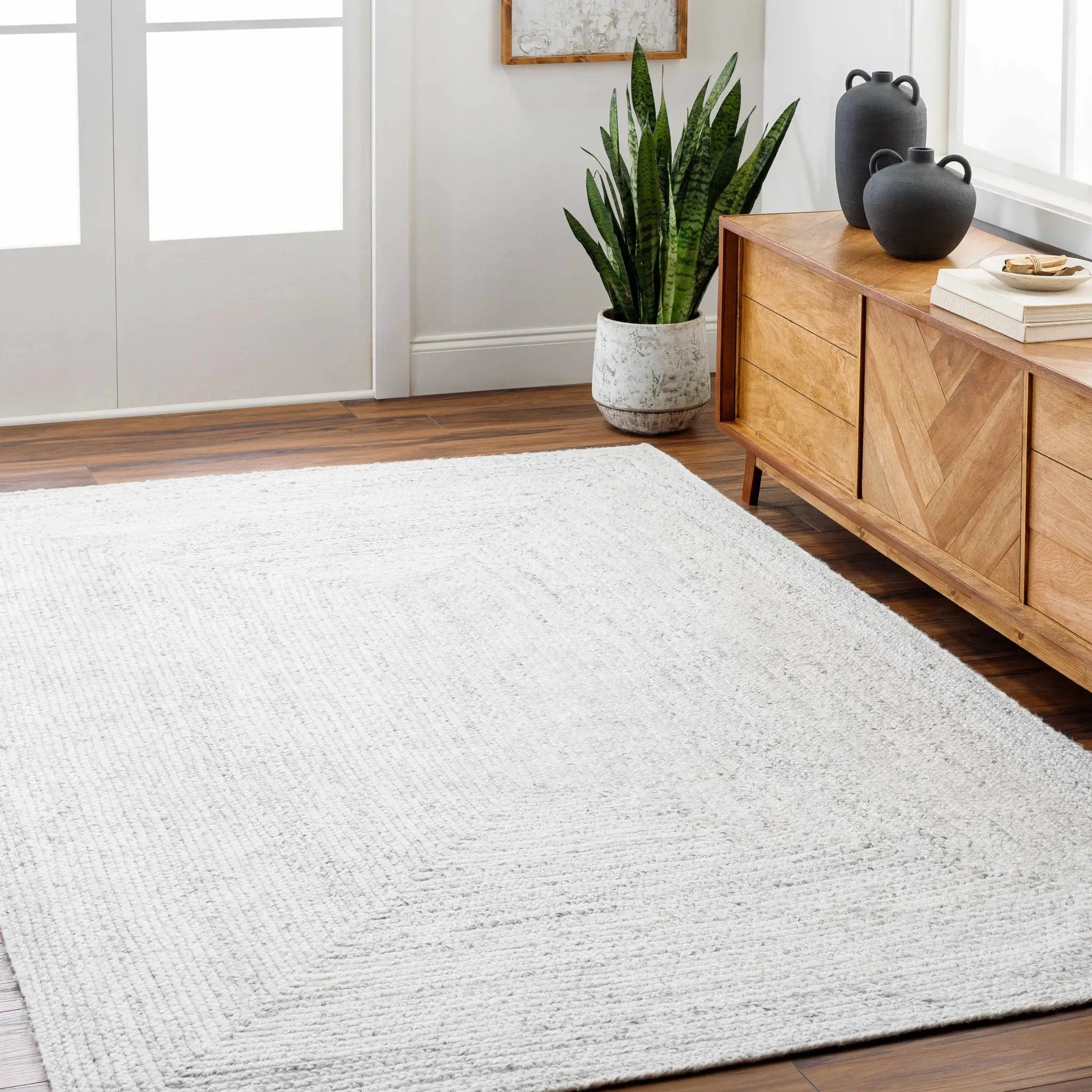Kenyi Rose Cream Area Rug - Clearance by Boutique Rugs