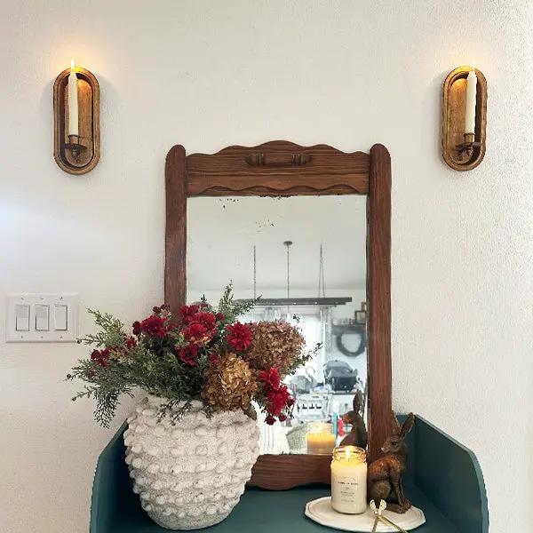 Antique Gold Taper Candle Holder Wall Sconce, Set of Two by Decor Steals