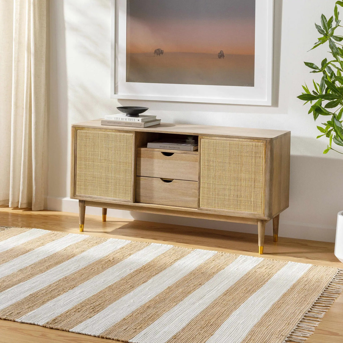 Moby Area Rug - Clearance, installed in a room