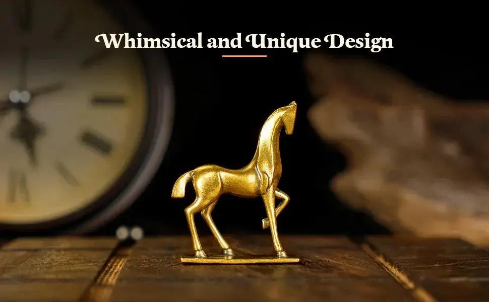 Sculpture - Abstract Brass Horse by House Of Avana
