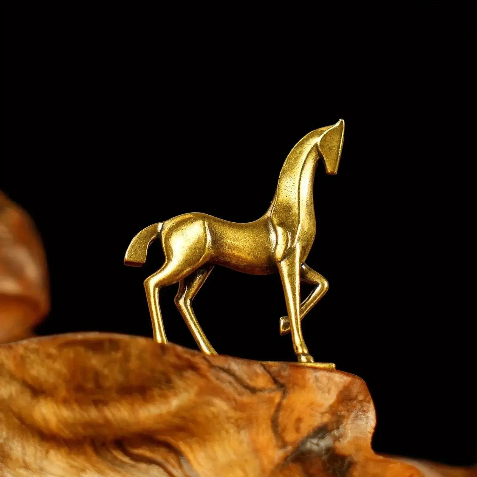 Sculpture - Abstract Brass Horse by House Of Avana