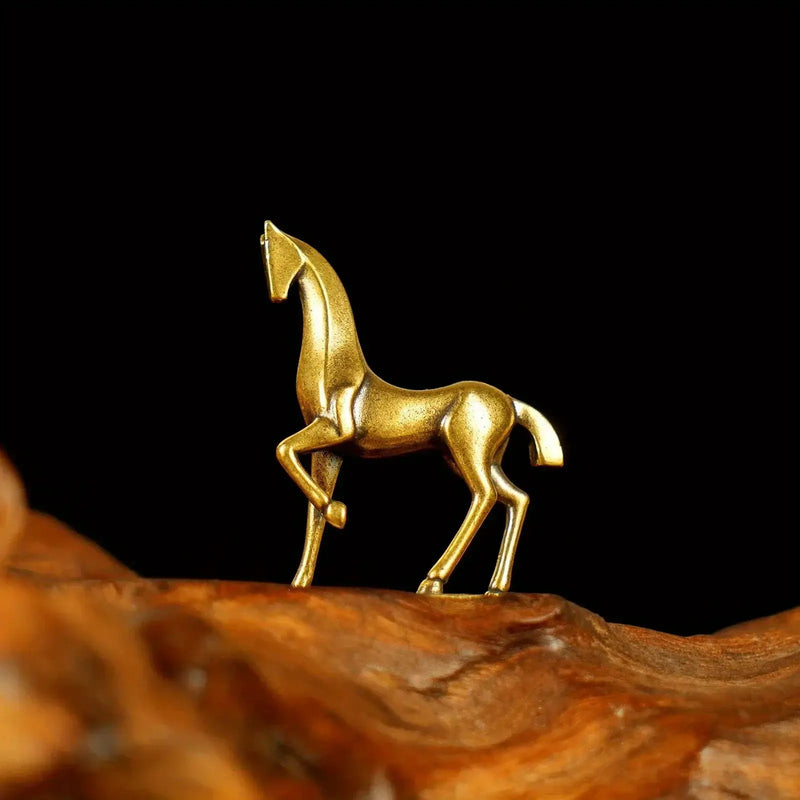 Sculpture - Abstract Brass Horse by House Of Avana