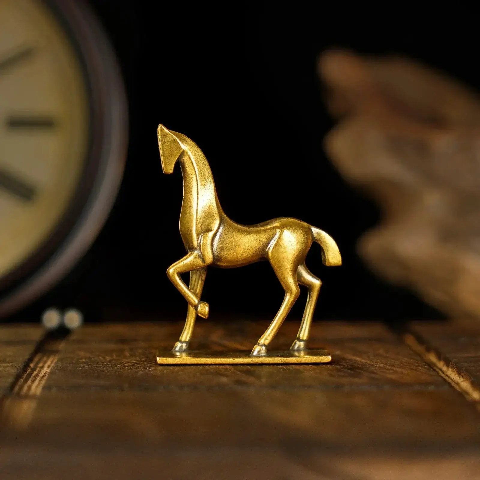 Sculpture - Abstract Brass Horse by House Of Avana