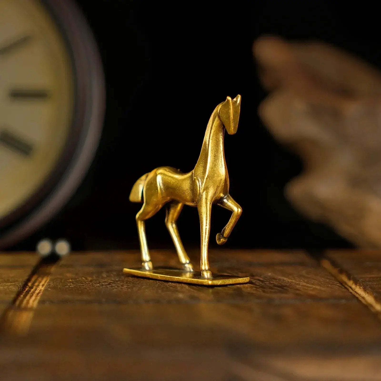 Sculpture - Abstract Brass Horse by House Of Avana