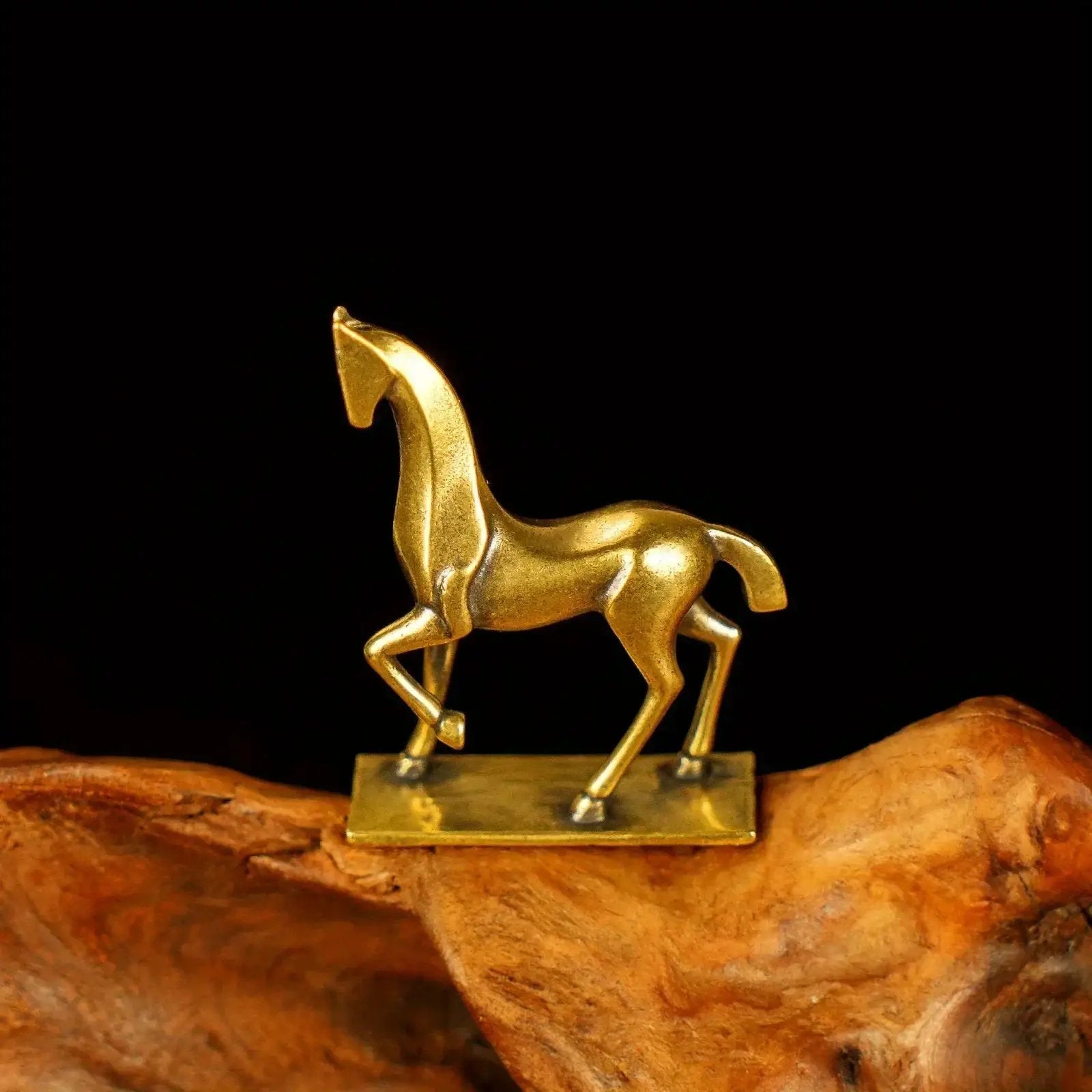 Sculpture - Abstract Brass Horse by House Of Avana