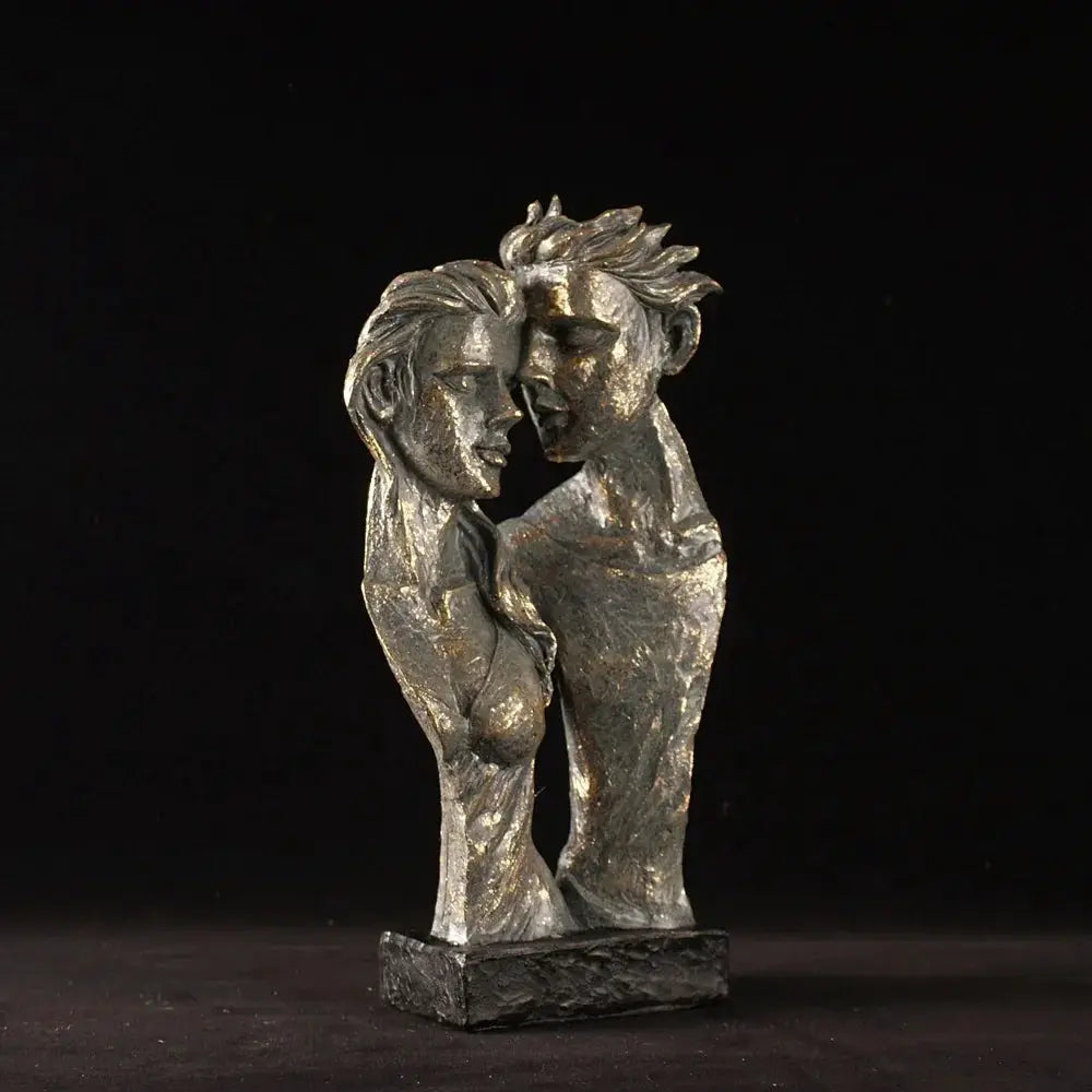 Sculpture - Abstract Lovers Figure by House Of Avana