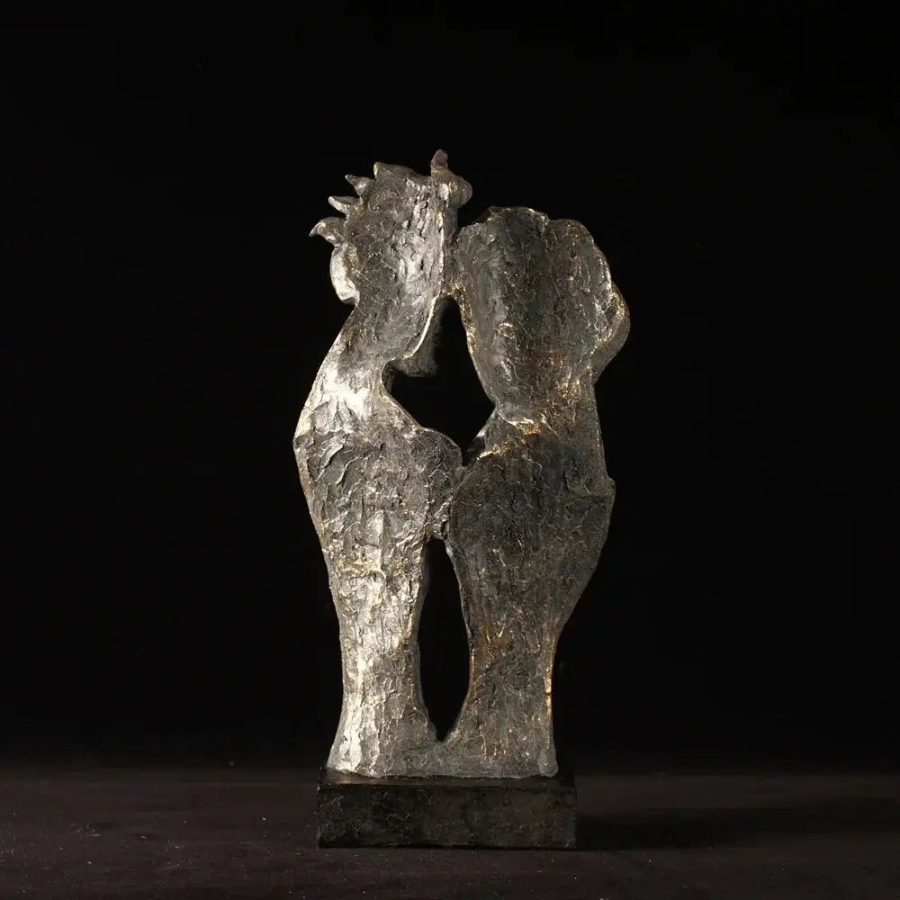 Sculpture - Abstract Lovers Figure by House Of Avana
