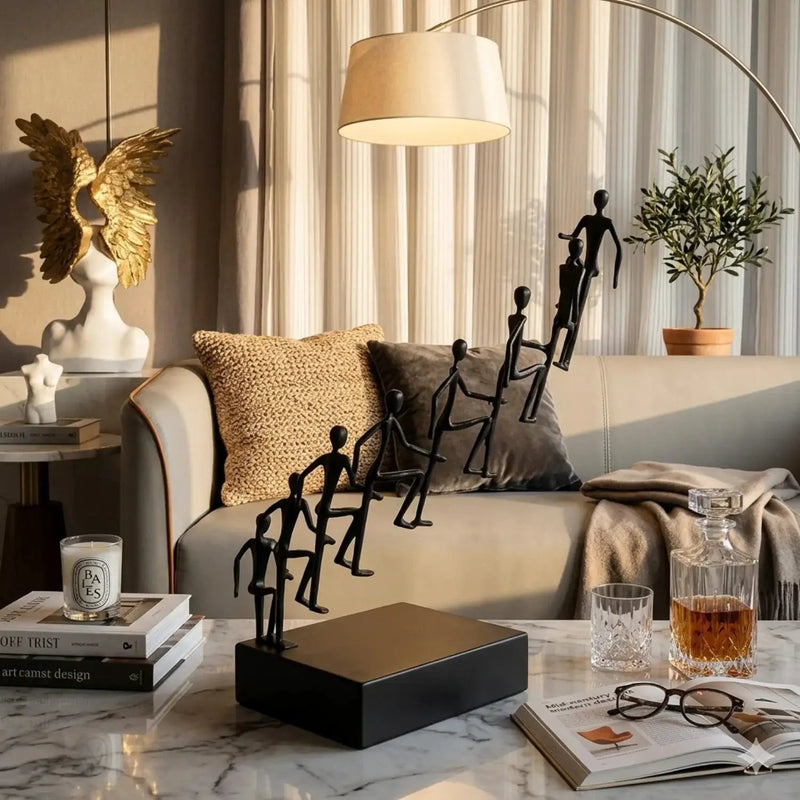 Sculpture - Abstract Metal Small by House Of Avana