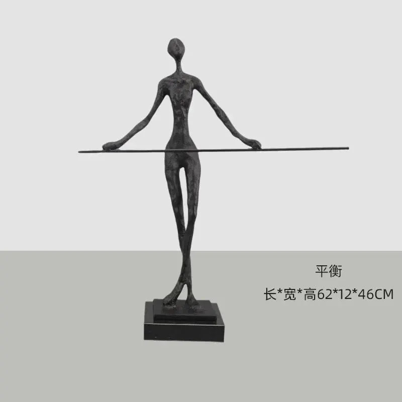 Sculpture - Minimalist Iron Wall Art by House Of Avana
