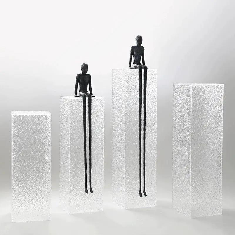 Sculpture - Minimalist Iron Wall Art by House Of Avana