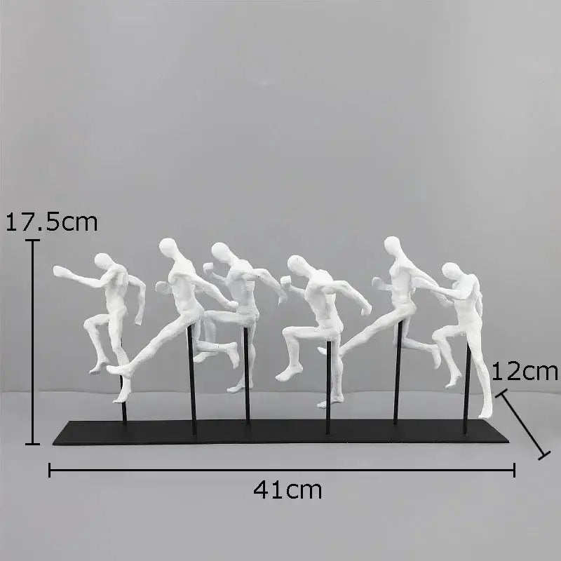 Sculpture - Modern Metal Figure by House Of Avana