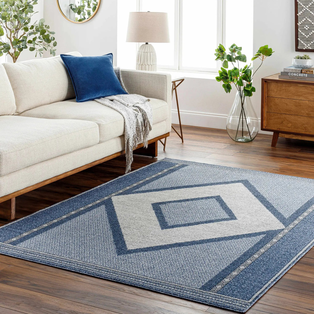 Onan Area Rug - Clearance, installed in a room