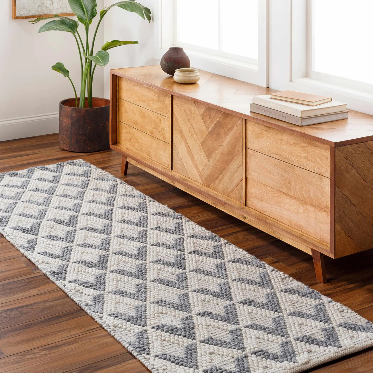 Maik Area Rug - Clearance, installed in a room
