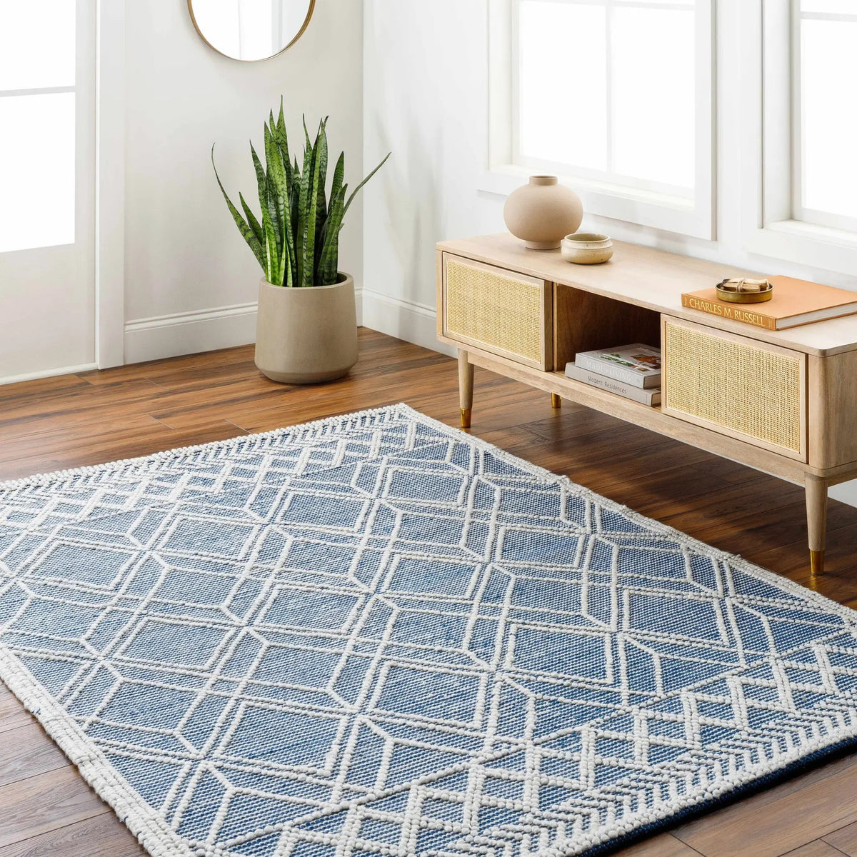 Rika Area Rug - Clearance, installed in a room