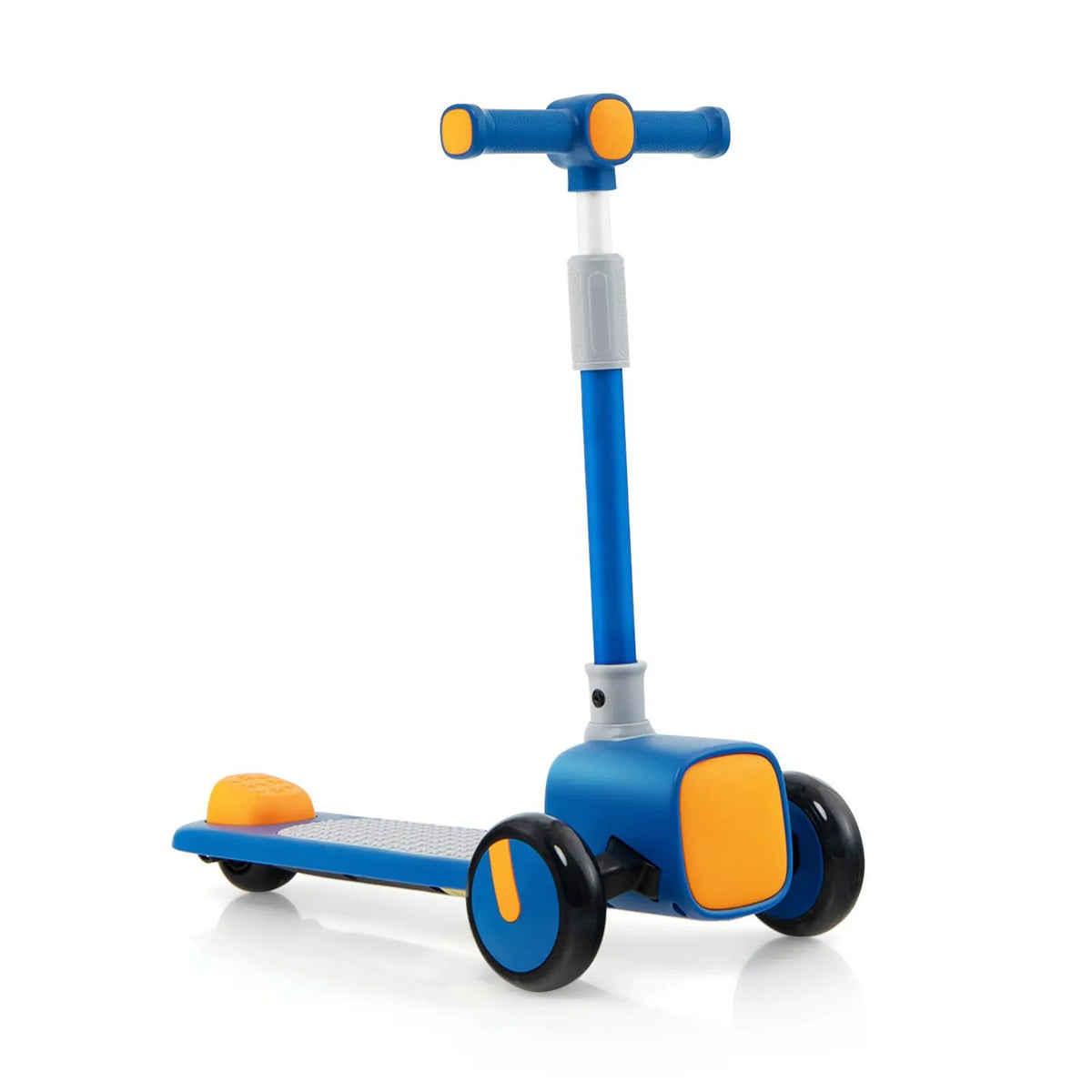 Folding Adjustable Kids Toy Scooter with LED Flashing Wheels Horn 4 Emoji Covers, photo 9 of 9