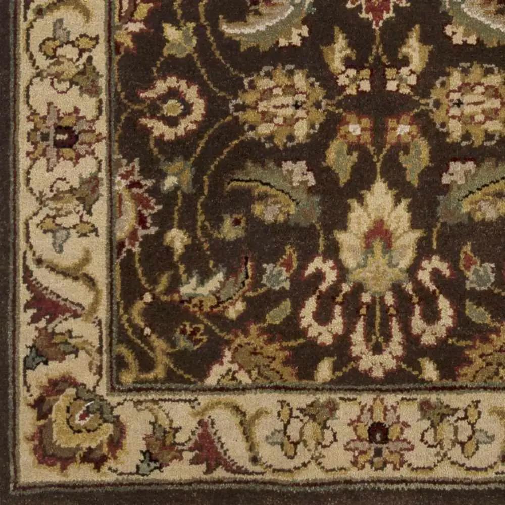 Necia Beige Damask Area Rug - Clearance, sample swatch