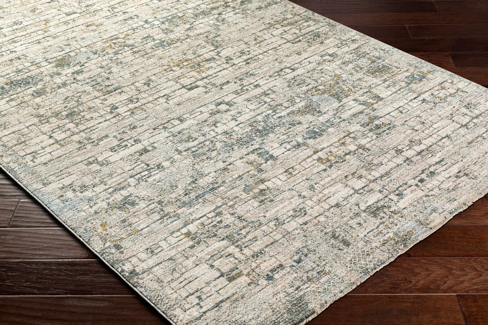 Chaka Textured Rug with Fringes by Boutique Rugs