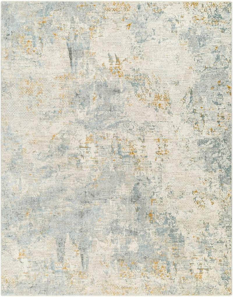 Chaya Textured Abstract Rug with Fringes by Boutique Rugs