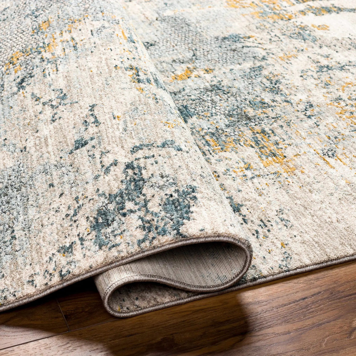 Chaya Textured Abstract Rug with Fringes, photo 6 of 20