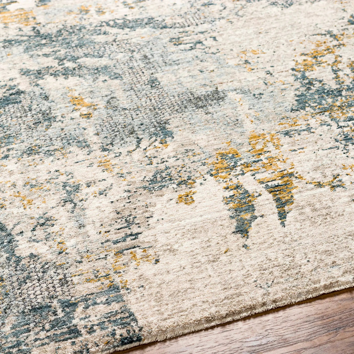 Chaya Textured Abstract Rug with Fringes, photo 7 of 20