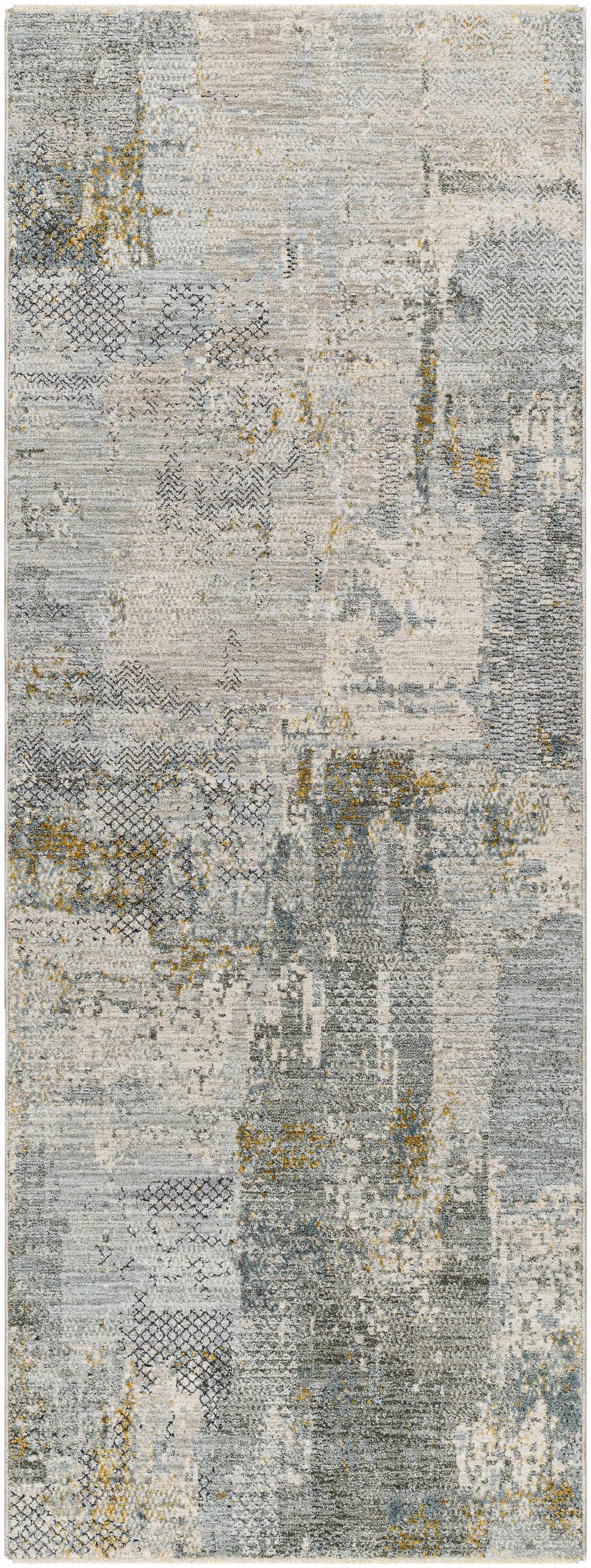 Elina Textured Abstract Rug with Fringes, photo 12 of 18