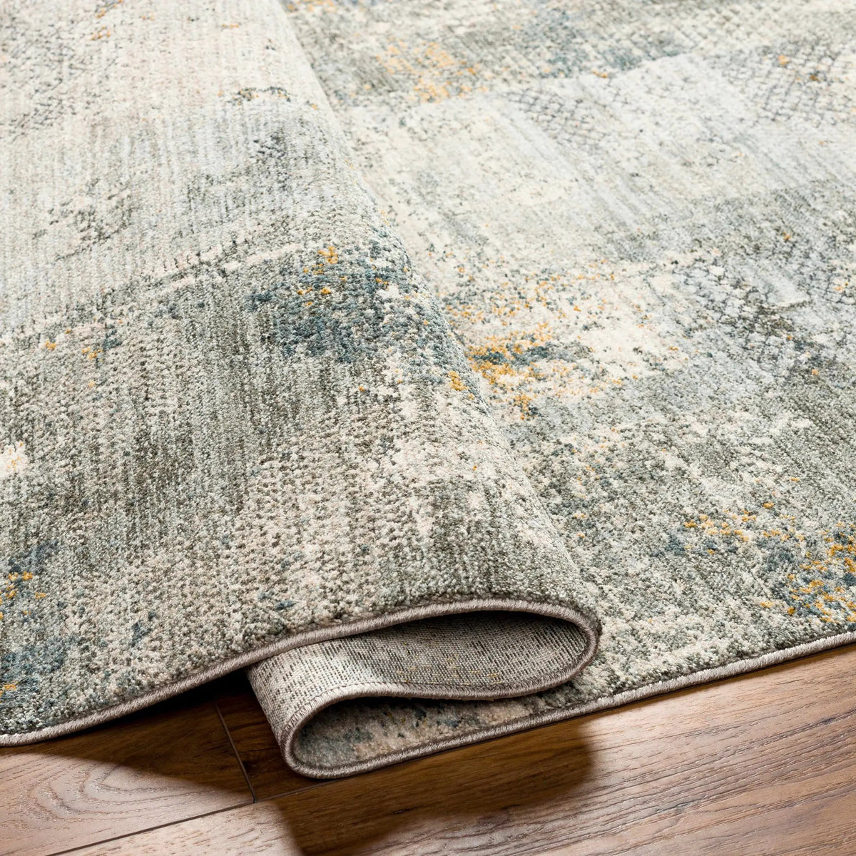 Elina Textured Abstract Rug with Fringes, photo 6 of 18