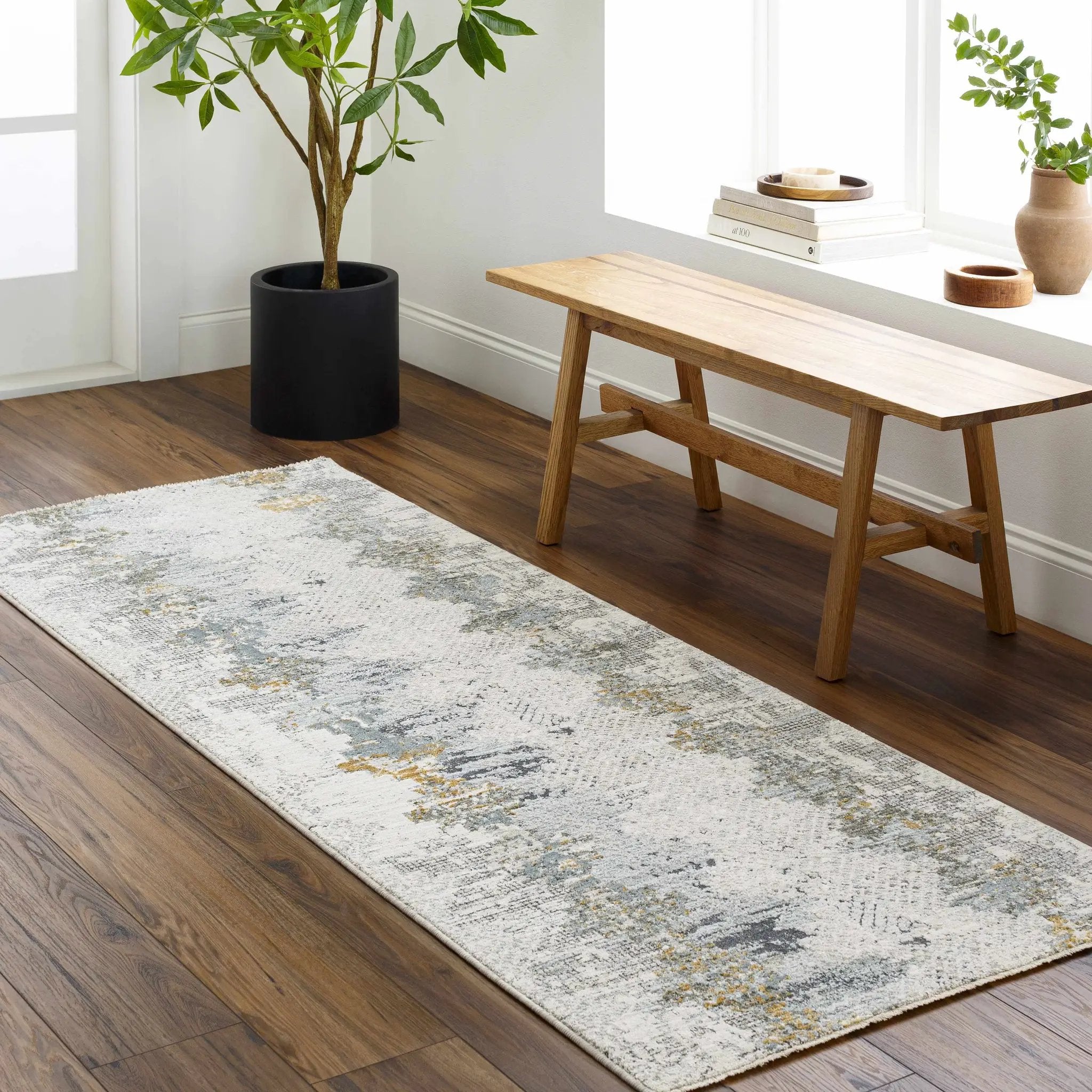 Lalo Textured Rug with Fringes by Boutique Rugs