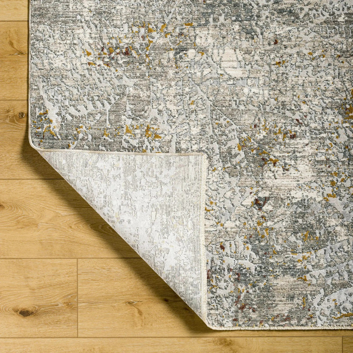 Moke Textured Rug with Fringes, photo 3 of 8