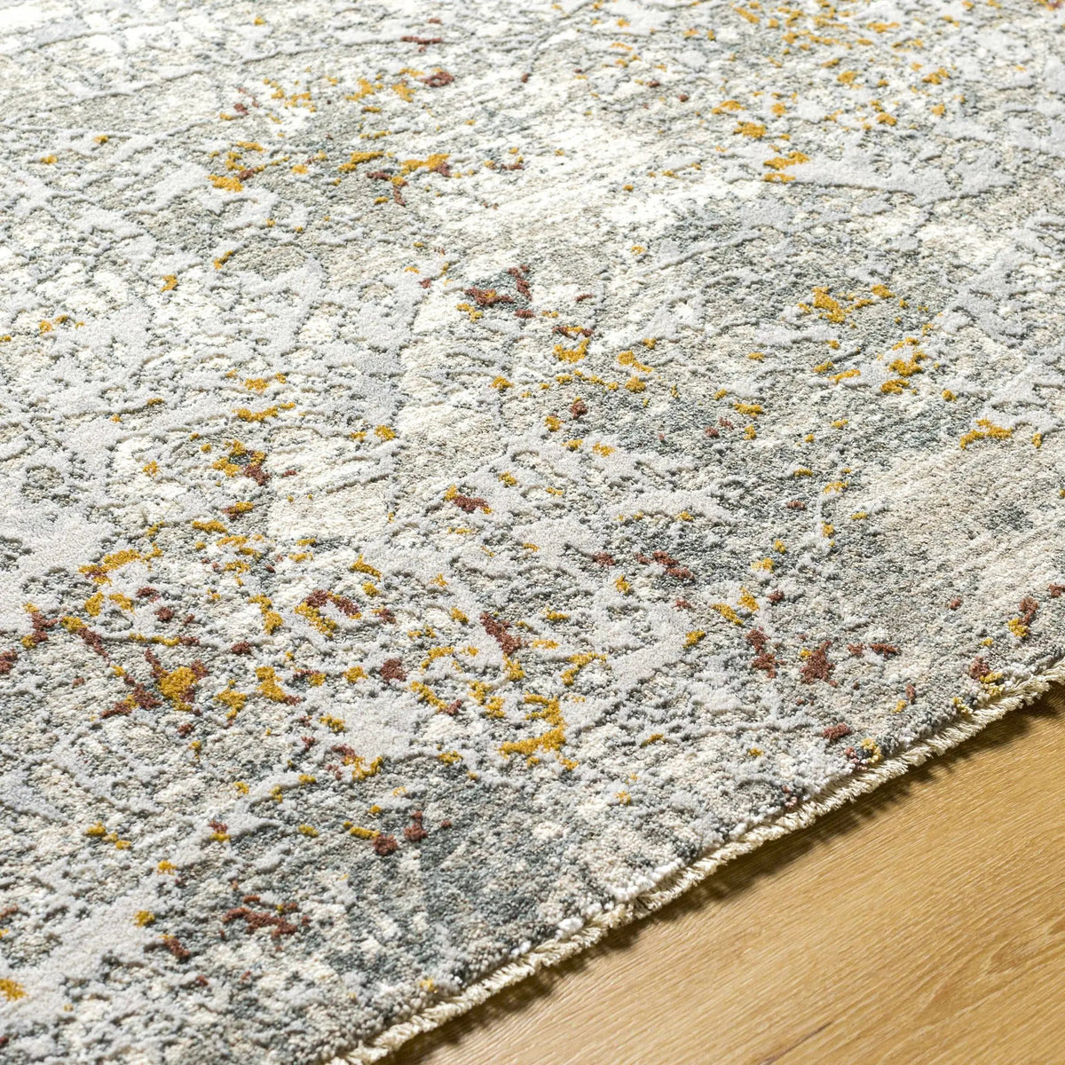 Moke Textured Rug with Fringes, photo 4 of 8