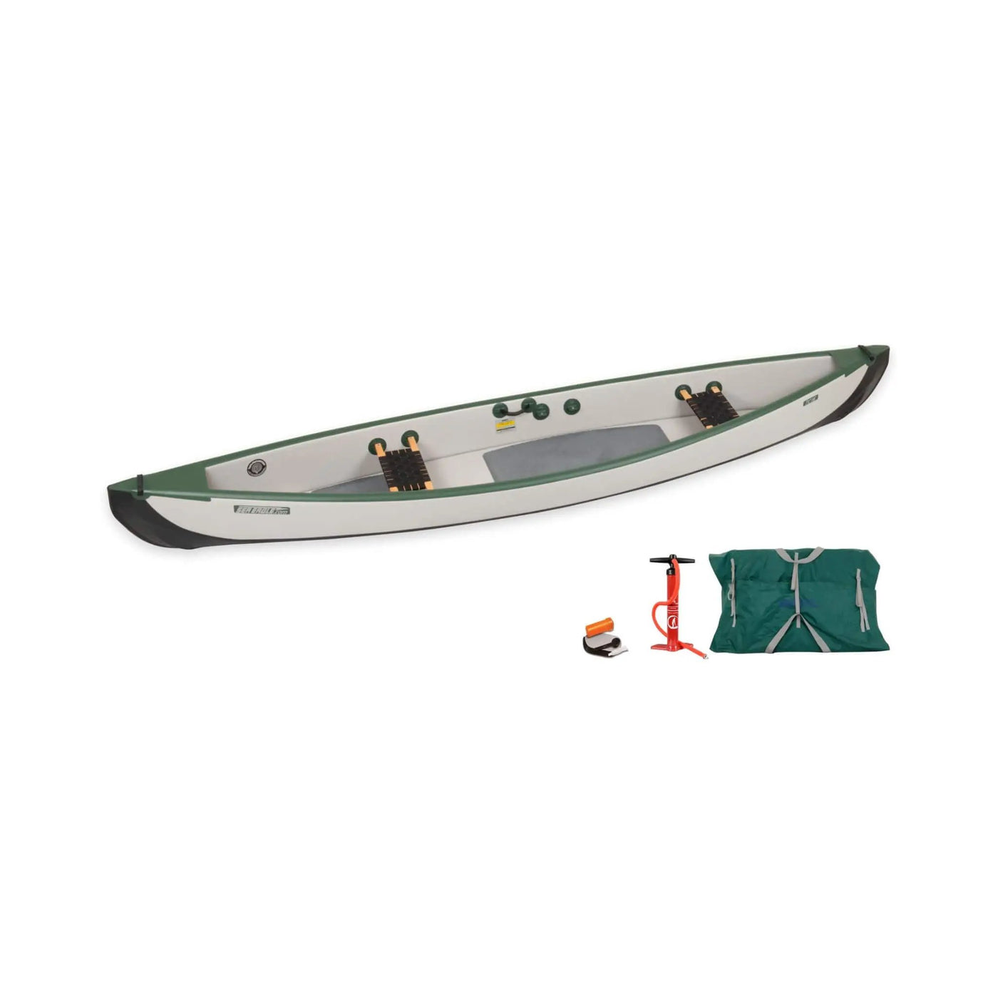 Sea Eagle 3-People TC16 High Pressure All Drop Stitch Inflatable Travel Canoe, 16FT [TC16K] (SAK43086) by SAKSBY WHOLESALE