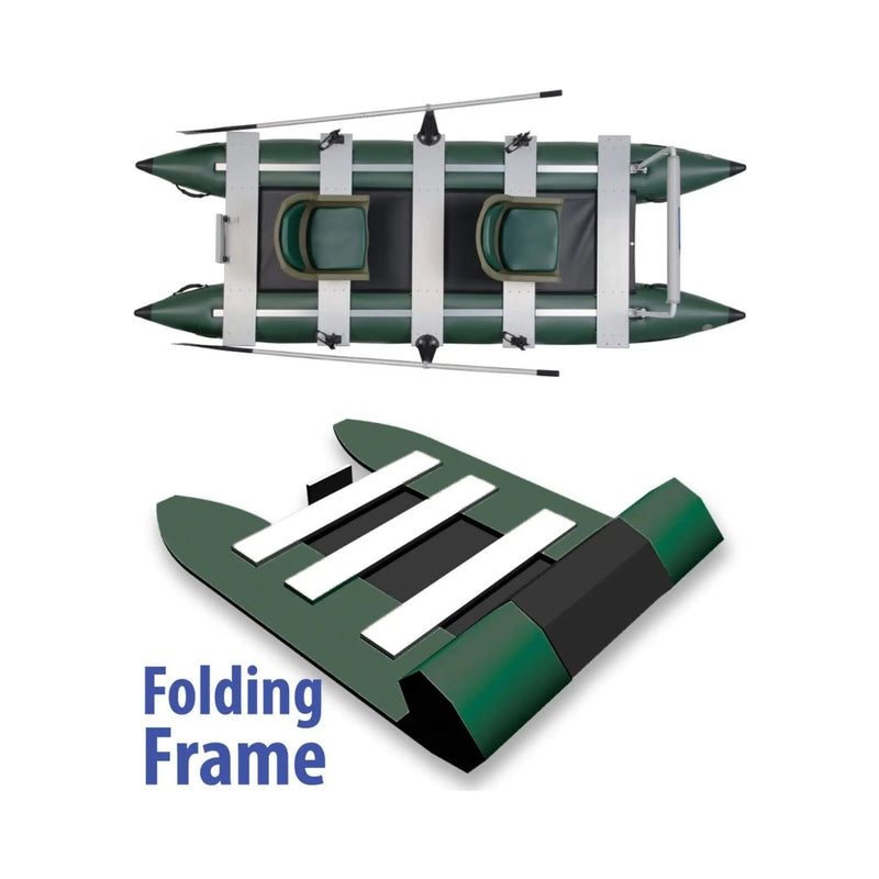 Sea Eagle 375FC FoldCat 2-Persons Inflatable Fishing Lightweight Pontoon Boat [375FCK] (SAK34652) by SAKSBY WHOLESALE