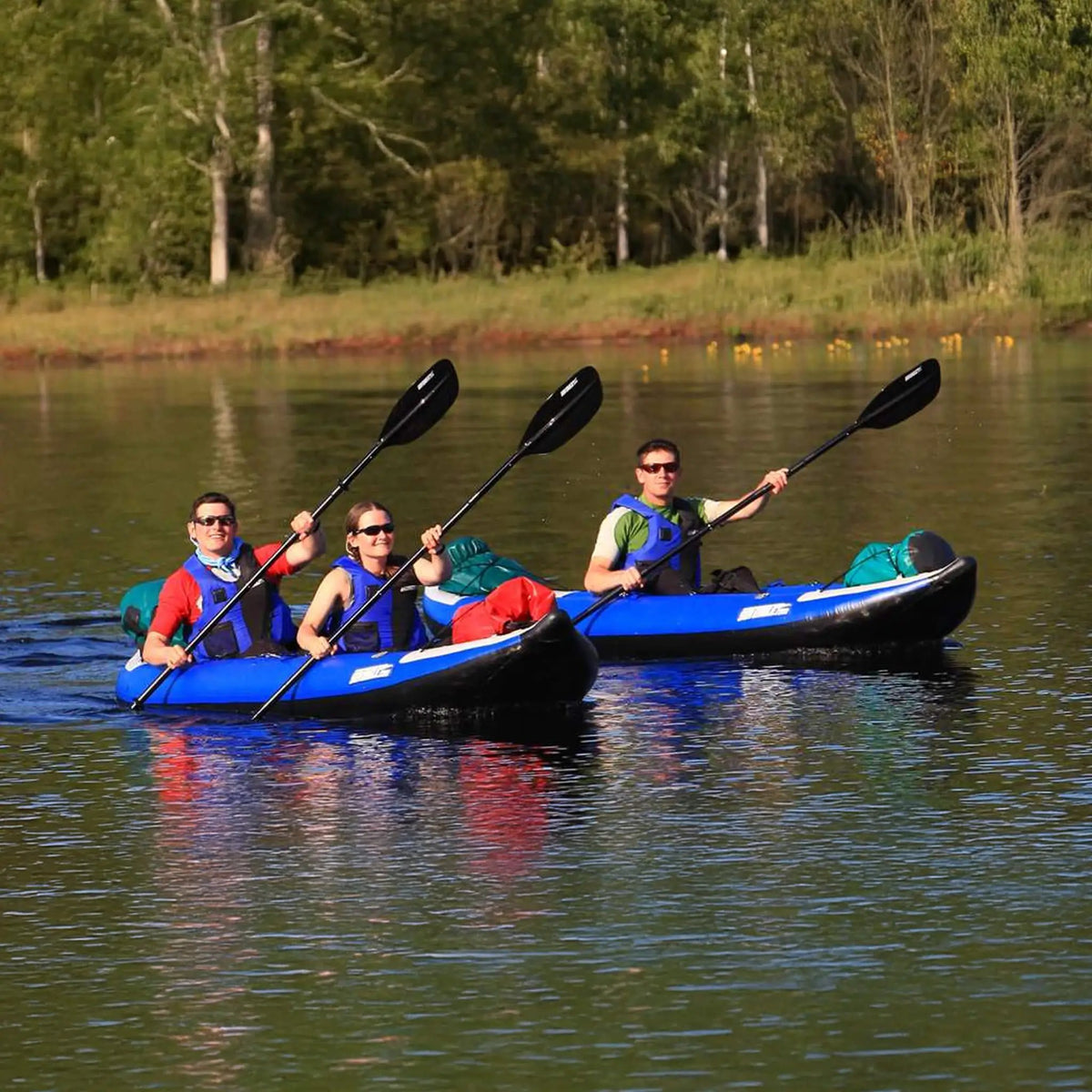 Sea Eagle 380X Explorer 3-Person Inflatable Kayak With Large Removable Rear Center Skeg [380XK] (SAK97562) by SAKSBY WHOLESALE