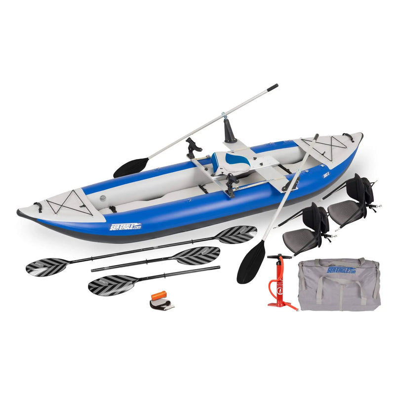 Sea Eagle 380X Explorer 3-Person Inflatable Kayak With Large Removable Rear Center Skeg [380XK] (SAK97562) by SAKSBY WHOLESALE